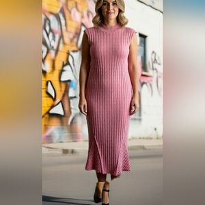 Eva.Mendes sweater dress